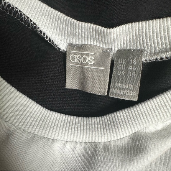 ASOS DESIGN Colorblock Sweatshirt - Picture 6 of 7